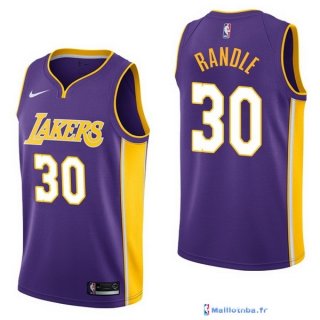 Maillot NBA Pas Cher Los Angeles Lakers Julius Randle 30 Purpura Statement 2017/18