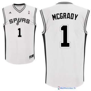 Maillot NBA Pas Cher San Antonio Spurs Tracy McGrady 1 Blanc