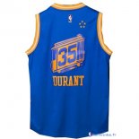 Maillot NBA Pas Cher Golden State Warriors Kevin Durant 35 City Bleu