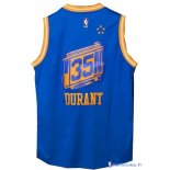 Maillot NBA Pas Cher Golden State Warriors Kevin Durant 35 City Bleu