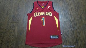 Maillot NBA Pas Cher Cleveland Cavaliers Derrick Rose 1 Rouge 2017/18