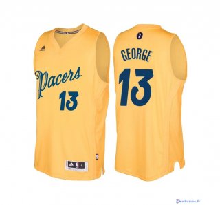 Maillot NBA Pas Cher Noël Indiana Pacers Paul George 13 Jaune