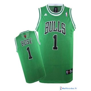 Maillot NBA Pas Cher Chicago Bulls Derrick Rose 1 Vert