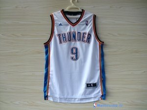 Maillot NBA Pas Cher Oklahoma City Thunder Serge Ibaka 9 Blanc