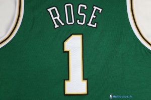 Maillot NBA Pas Cher Chicago Bulls Derrick Rose 1 Vert Blanc