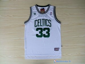 Maillot NBA Pas Cher Boston Celtics Larry Joe 33 Bird Blanc