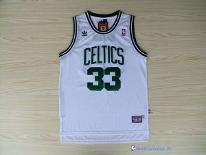 Maillot NBA Pas Cher Boston Celtics Larry Joe 33 Bird Blanc