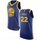 Maillot NBA Pas Cher Golden State Warriors Michael Gbinije 22 Bleu Icon 2017/18