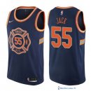 Maillot NBA Pas Cher New York Knicks Jarrett Jack 55 Nike Bleu Ville 2017/18