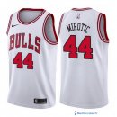 Maillot NBA Pas Cher Chicago Bulls Nikola Mirotic 44 Blanc Association 2017/18
