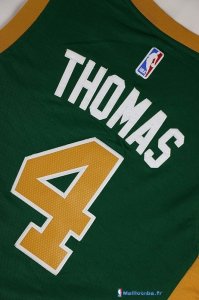 Maillot NBA Pas Cher Boston Celtics Isaiah Thomas 4 Vert Orange