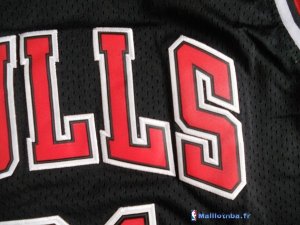 Maillot NBA Pas Cher Chicago Bulls Dennis Rodman 91 Noir