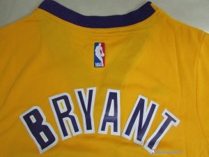 Maillot NBA Pas Cher Los Angeles Lakers Kobe Bryant 24 Jaune MC