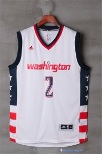 Maillot NBA Pas Cher Washington Wizards John Wall 2 Blanc 2016/2017