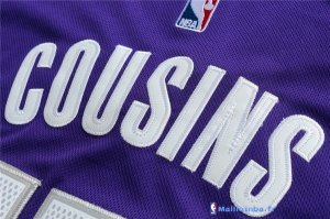 Maillot NBA Pas Cher Sacramento Kings DeMarcus Cousins 15 Pourpre Blanc