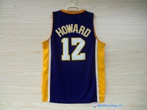 Maillot NBA Pas Cher Los Angeles Lakers Dwight Howard 12 Pourpre