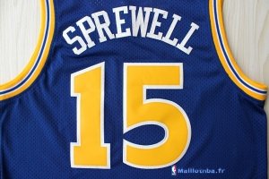 Maillot NBA Pas Cher Golden State Warriors Latrell Sprewell 15 Bleu