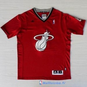 Maillot NBA Pas Cher Noël Miami Heat James 6 Rouge