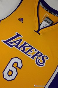 Maillot NBA Pas Cher Los Angeles Lakers Jordan Clarkson 6 Jaune