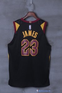 Maillot NBA Pas Cher Cleveland Cavaliers LeBron James 23 Noir 2017/18