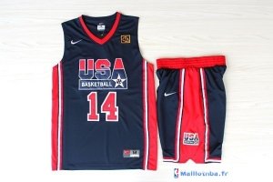 Maillot NBA Pas Cher USA 1992 Barkley 14 Noir