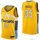 Maillot NBA Pas Cher Denver Nuggets Kenneth Faried 35 Jaune Statement 2017/18