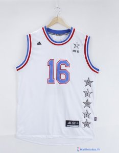 Maillot NBA Pas Cher All Star 2015 Pau Gasol 16 Blanc