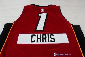 Maillot NBA Pas Cher Noël Miami Heat Chris 1 Rouge