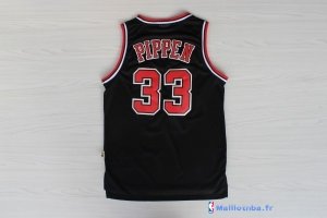 Maillot NBA Pas Cher Chicago Bulls Scottie Pippen 33 Noir