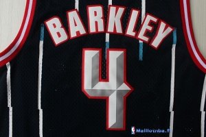 Maillot NBA Pas Cher Houston Rockets Charles Barkley 4 Retro Bleu