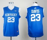 Maillot NCAA Pas Cher Kentucky Anthony Davis 23 Bleu