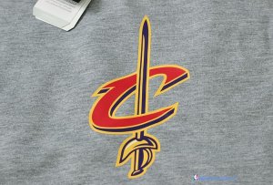 Maillot NBA Pas Cher Cleveland Cavaliers Kyrie Irving 2 ML Gris