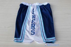 Pantalon NBA Pas Cher Los Angeles Lakers Retro Bleu