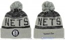 Tricoter un Bonnet NBA Brooklyn Nets 2016 Gris