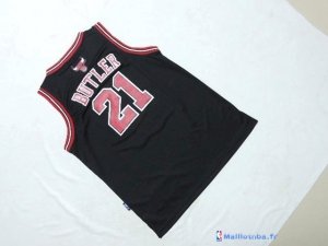 Maillot NBA Pas Cher Chicago Bulls Junior Jimmy Butler 21 Noir