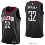 Maillot NBA Pas Cher Houston Rockets Brandan Wright 32 Noir Statement 2017/18