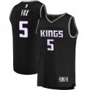 Sacramento Kings De'Aaron Fox Fanatics Branded Black Fast Break Replica Player Jersey - Statement Edition