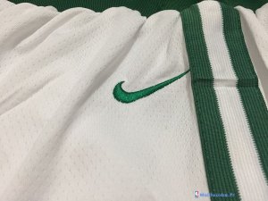 Pantalon NBA Pas Cher Boston Celtics Nike Blanc