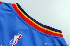 Maillot NBA Pas Cher Oklahoma City Thunder Femme Russell Westbrook 0 Bleu