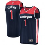 Washington Wizards Admiral Schofield Fanatics Branded Navy Fast Break Replica Player Jersey - Statement Edition