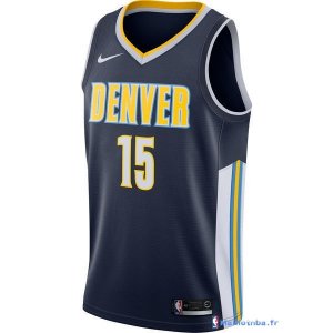 Maillot NBA Pas Cher Denver Nuggets Nikola Jokic 15 Marine Icon 2017/18