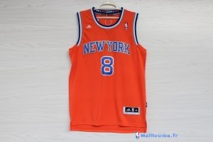 Maillot NBA Pas Cher New York Knicks J.R.Smith 8 Orange Bleu