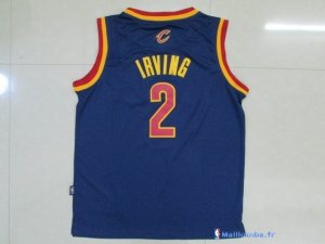 Maillot NBA Pas Cher Cleveland Cavaliers Junior Kyrie Irving 2 Bleu