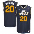 Maillot NBA Pas Cher Utah Jazz Gordon Hayward 20 Bleu