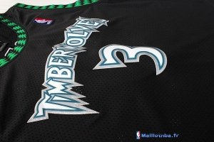 Maillot NBA Pas Cher Minnesota Timberwolves Stephon Marbury 3 Retro Noir