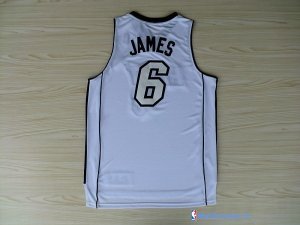 Maillot NBA Pas Cher Noël Miami Heat James 6 Blanc