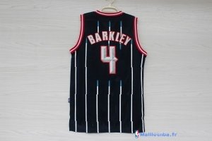 Maillot NBA Pas Cher Houston Rockets Charles Barkley 4 Retro Bleu