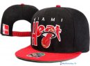 Bonnet NBA Miami Heat 2016 Noir Rouge