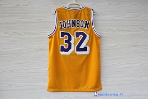 Maillot NBA Pas Cher Los Angeles Lakers Wesley Johnson 32 Jaune