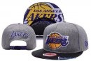 Bonnet NBA Los Angeles Lakers 2016 Gris Noir 1